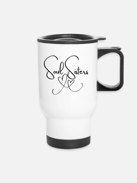 Soul Sisters - Thermobecher mit Tragegriff - Weiß