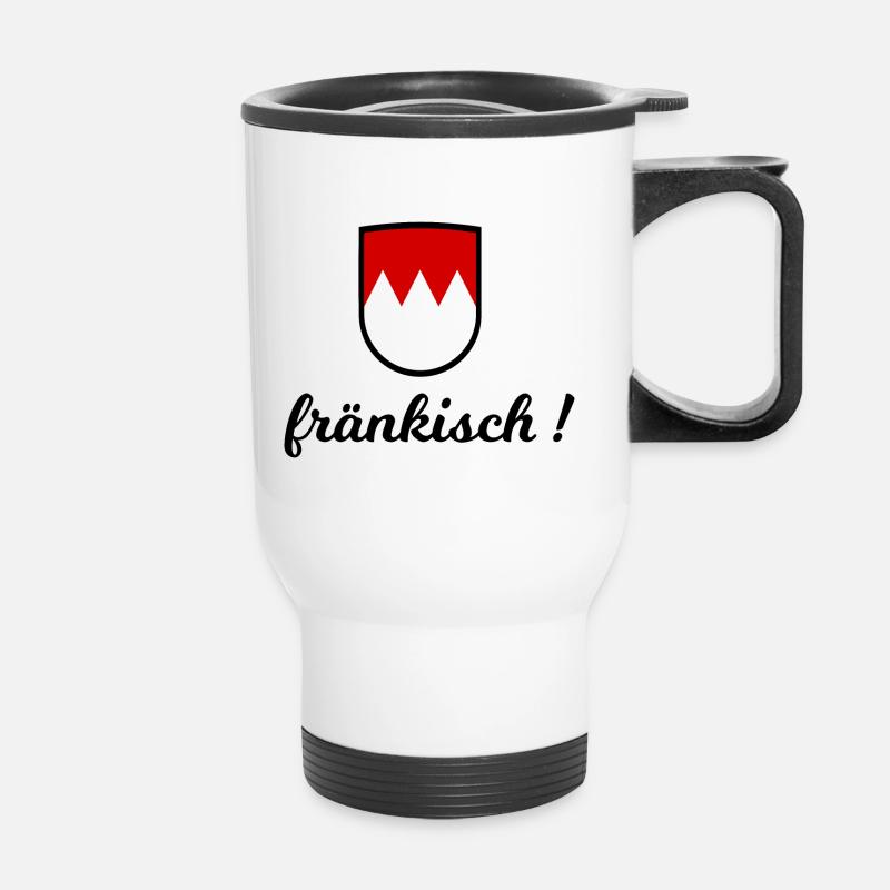 Frankish - Thermal mug with handle - white
