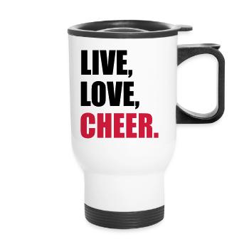 cheerleader - Thermal mug with handle - white - Front