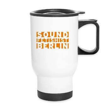 Sound Fetishist Berlin - Thermobecher mit Tragegriff - Weiß - Vorne