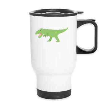 Dinosaures - Tasse isotherme avec poignée - blanc - Devant
