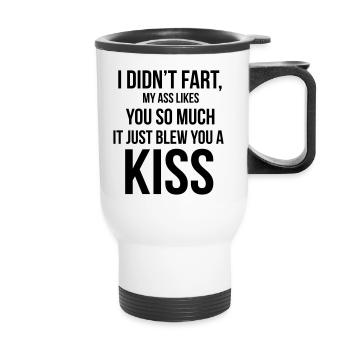 Fart - Thermal mug with handle - white - Front