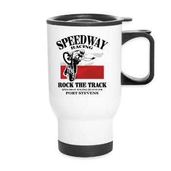 Speedway - Poland Flag - Thermobecher mit Tragegriff - Weiß - Vorne
