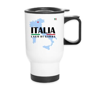 ITALY LAKE GARDA - Thermal mug with handle - white - Front