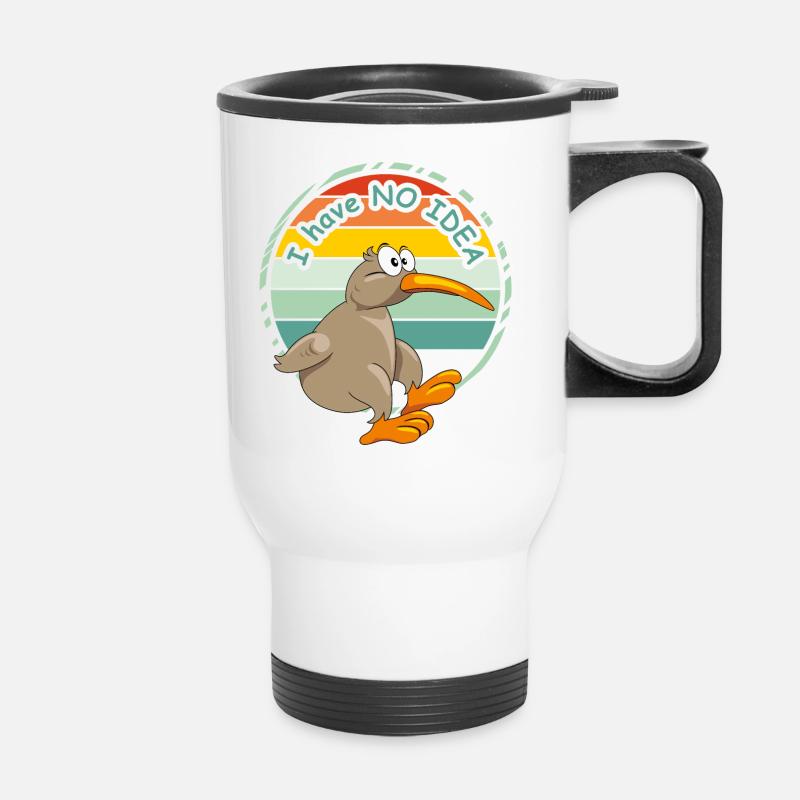 Aucune idée - Tasse isotherme avec poignée - blanc