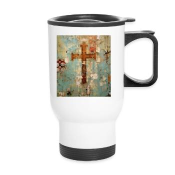 SPIRIT OF WALL STREET ART - Tasse isotherme avec poignée - blanc - Devant