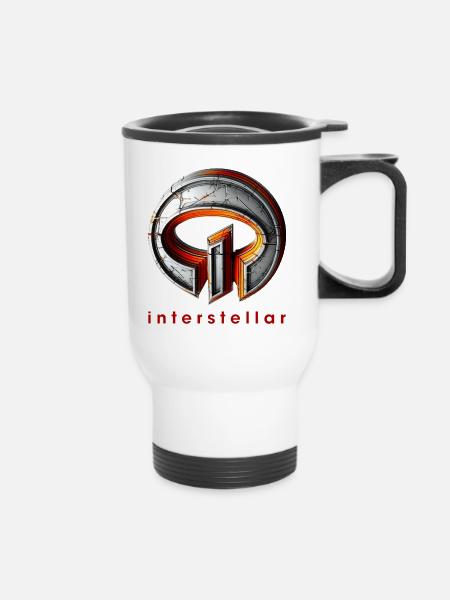 interstellar symbol design von 74elements - Thermobecher mit Tragegriff - Weiß