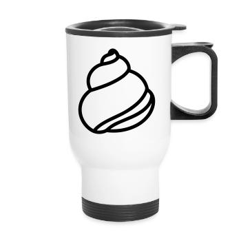 Shell - Thermal mug with handle - white - Front