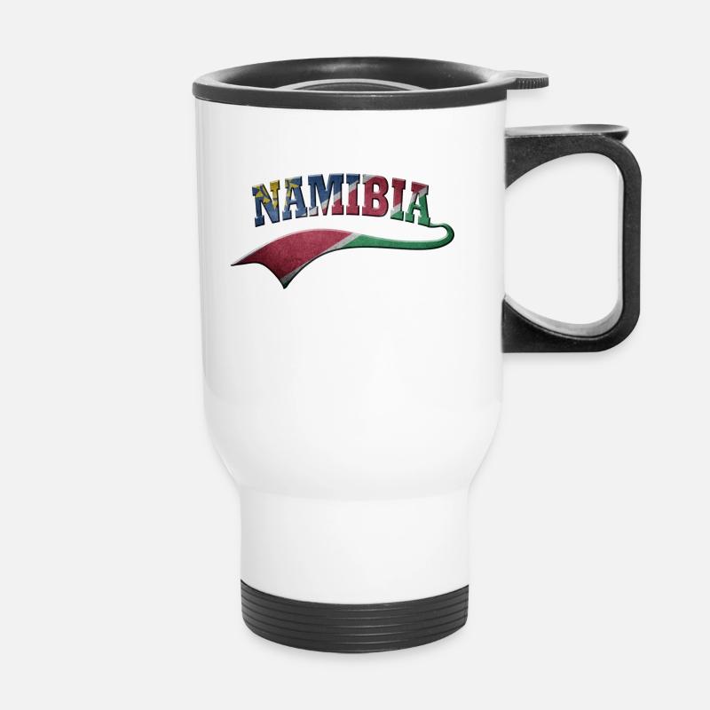 Namibia - Thermal mug with handle - white