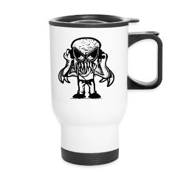 little cthulhu - Thermal mug with handle - white - Front