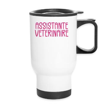 Veterinary Assistant - Thermal mug with handle - white - Front