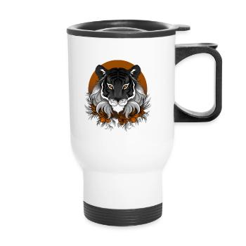 Tigre - Tasse isotherme avec poignée - blanc - Devant