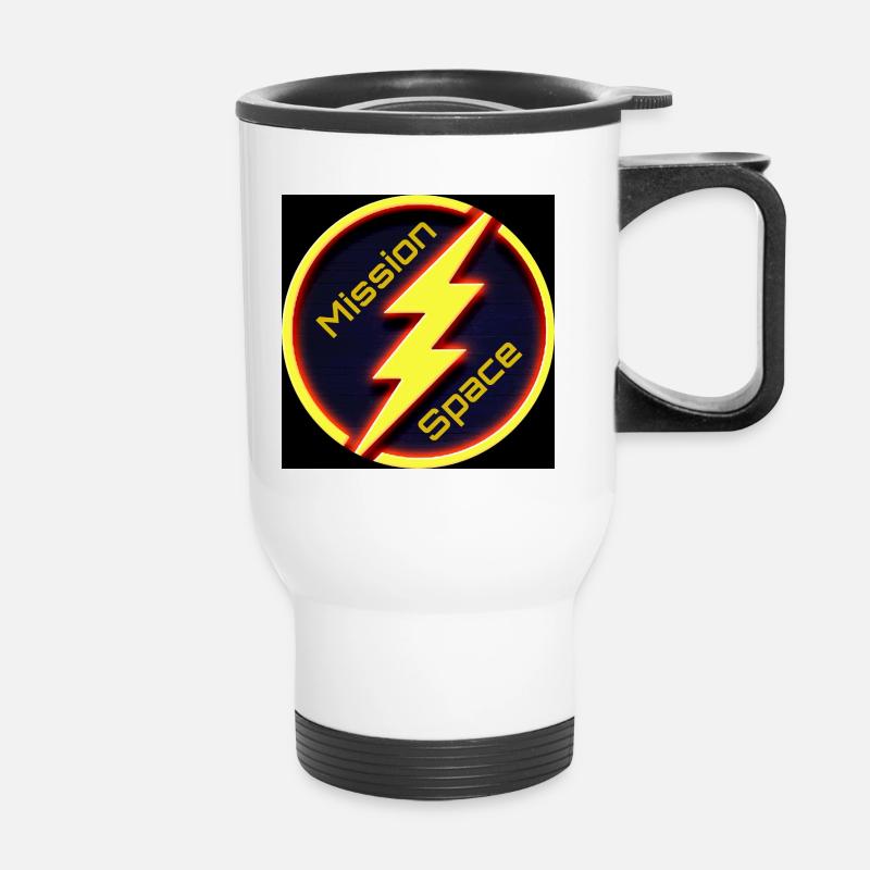 Mission Space - Thermal mug with handle - white