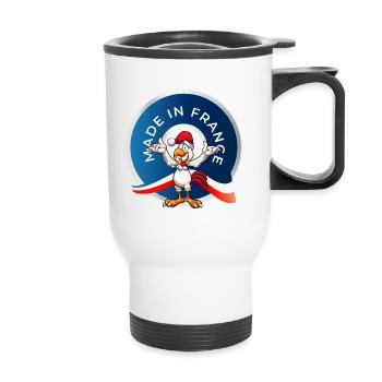 MADE IN FRANCE - Tasse isotherme avec poignée - blanc - Devant