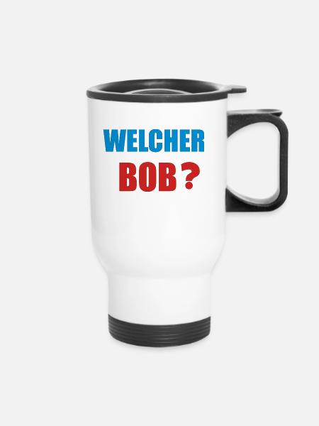 welcher bob - Thermobecher mit Tragegriff - Weiß