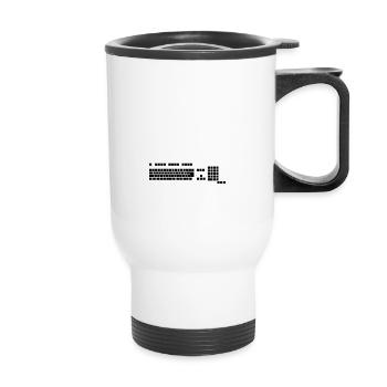 Computer set - Tasse isotherme avec poignée - blanc - Devant