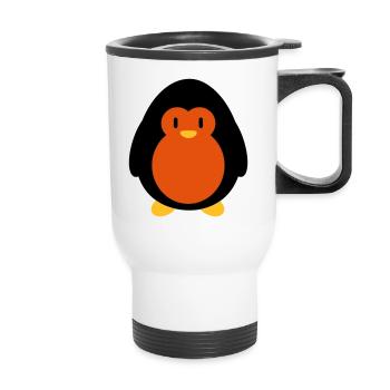 Sweet penguin - Tasse isotherme avec poignée - blanc - Devant