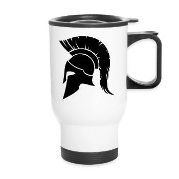 Spartaner - Thermobecher mit Tragegriff - Weiß - Vorne