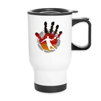 Handball Germany Team Players - Thermal mug with handle - white - Front
