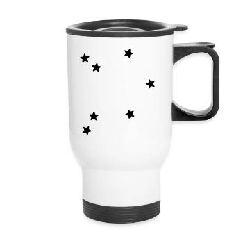 zodiac sign Libra - Thermal mug with handle - white - Front
