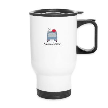 Van Simone - Tasse isotherme avec poignée - blanc - Devant