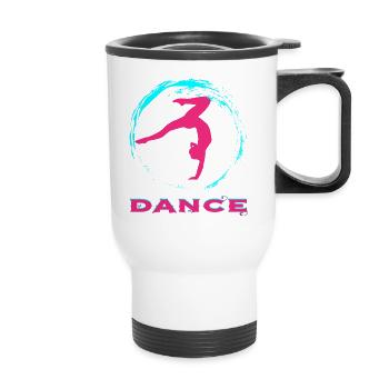 Dance - Thermobecher mit Tragegriff - Weiß - Vorne
