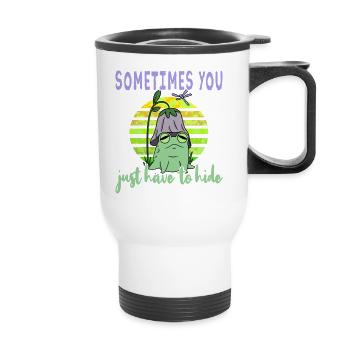 Depression Depression Frog - Thermal mug with handle - white - Front