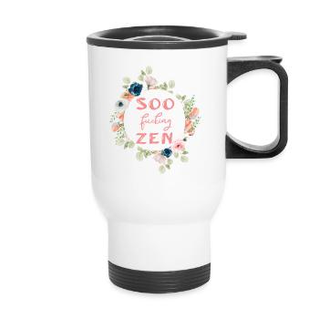 TELLEMENT ZEN - Tasse isotherme avec poignée - blanc - Devant