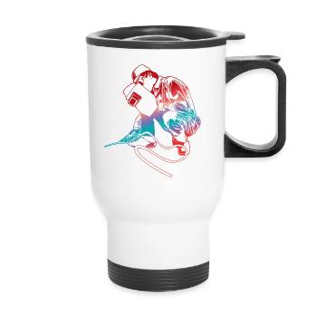 Souder - Tasse isotherme avec poignée - blanc - Devant