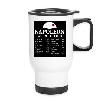 Tour du monde Napoléon Bonaparte - Tasse isotherme avec poignée - blanc - Devant