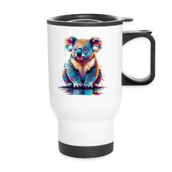Koala - Thermal mug with handle - white - Front