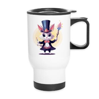 Magician Harely - Thermal mug with handle - white - Front