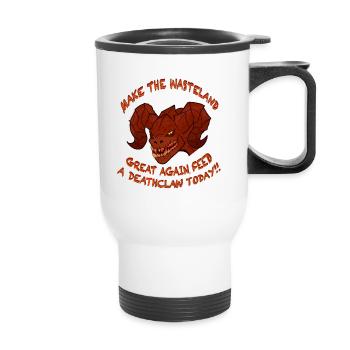 Make the wasteland great again carnage version - Thermal mug with handle - white - Front