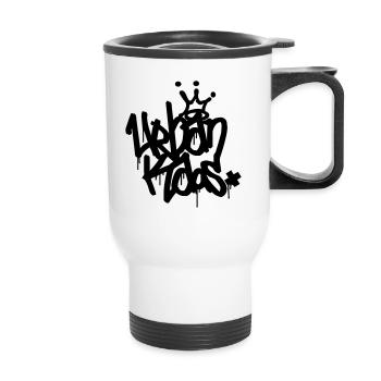 Urban Kaos Tag - Thermal mug with handle - white - Front