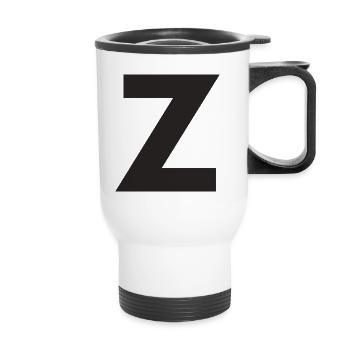 Z - Tasse isotherme avec poignée - blanc - Devant
