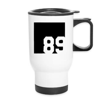 1989 - Thermal mug with handle - white - Front