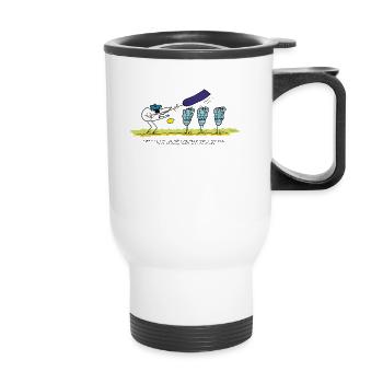 Motto of Sailor Shadoks - Thermal mug with handle - white - Front
