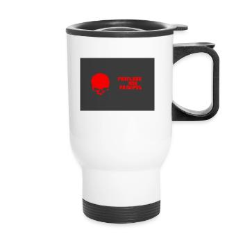 Fearless and Faithfull - Thermal mug with handle - white - Front