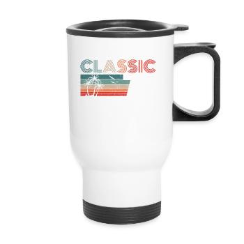 46 Year Old Birthday 2022 Classic 1976 46 Birthday - Thermobecher mit Tragegriff - Weiß - Vorne