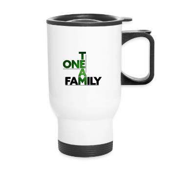 One Team - Family # 5 - Thermal mug with handle - white - Front