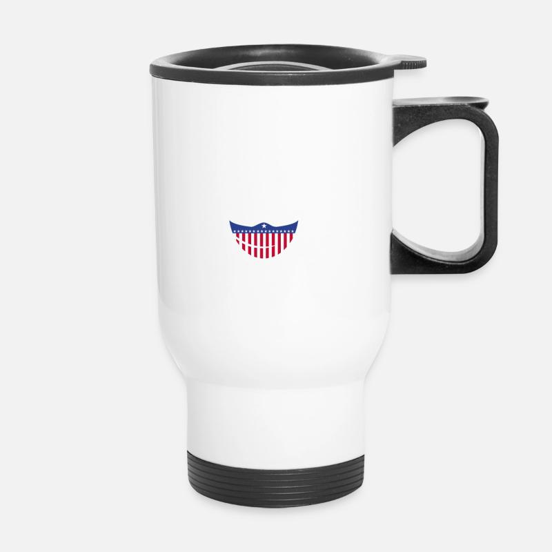 Ninja Warrior in Training - tough fighter - Thermal mug with handle - white