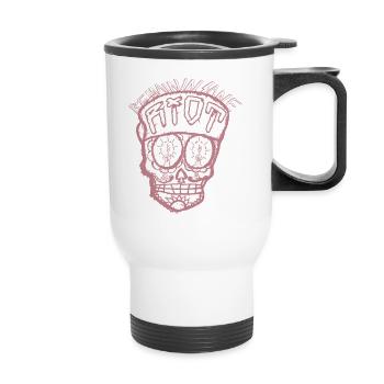 SugarSkull - Thermobecher mit Tragegriff - Weiß - Vorne