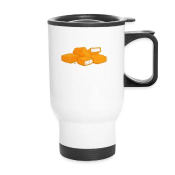 Nuggets de poulet Nugs Not Drugs Fast Food Hunger - Tasse isotherme avec poignée - blanc - Devant