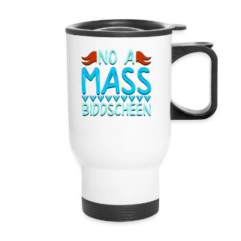 blockedTitle - Thermal mug with handle - white - Front