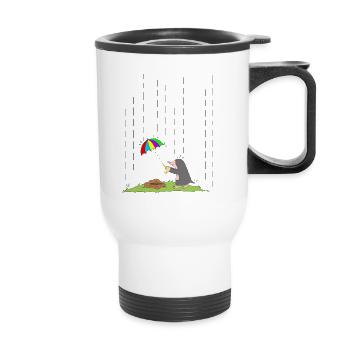 mole - Thermal mug with handle - white - Front