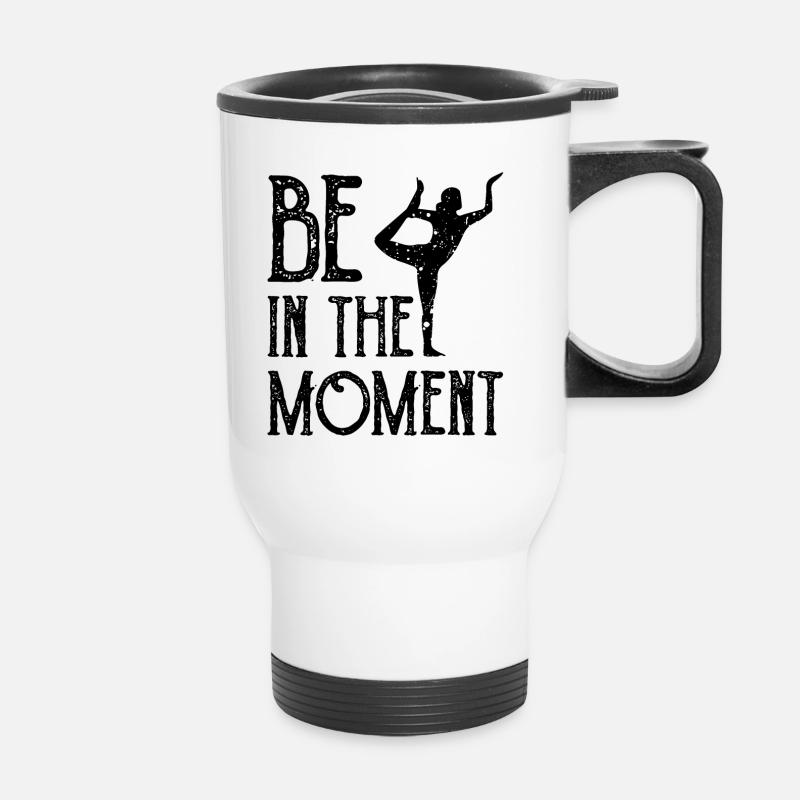 yoga - Tasse isotherme avec poignée - blanc