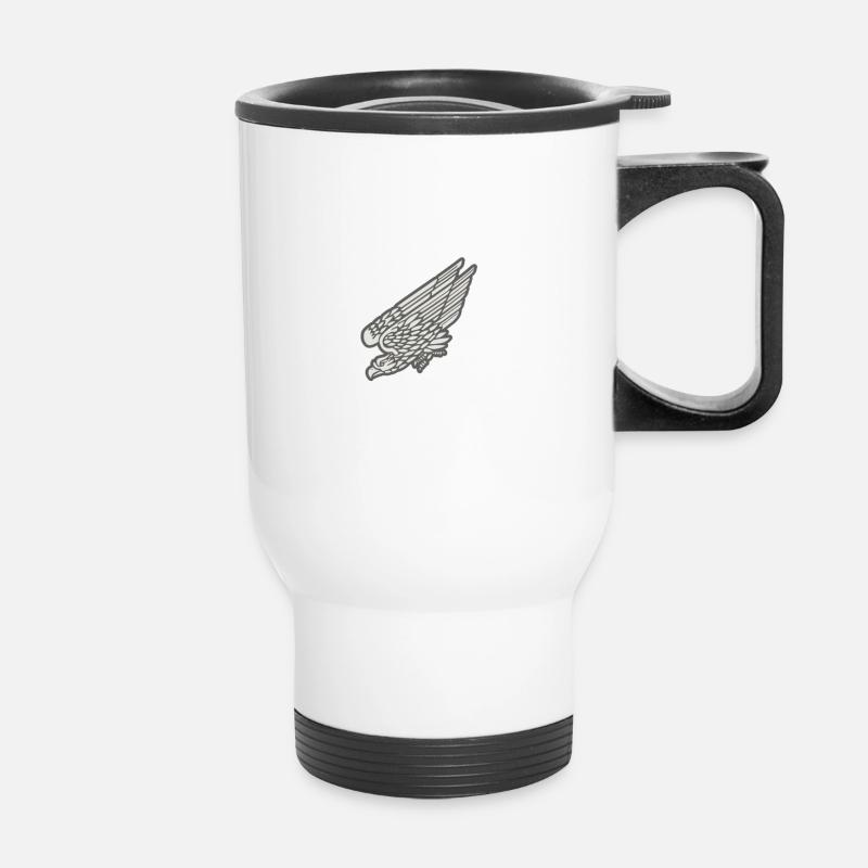 Paratrooper Gift / Gift Idea - Thermal mug with handle - white