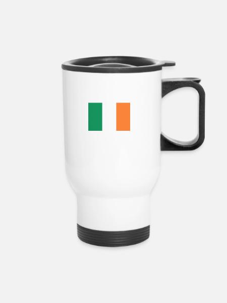 Irland - Thermobecher mit Tragegriff - Weiß