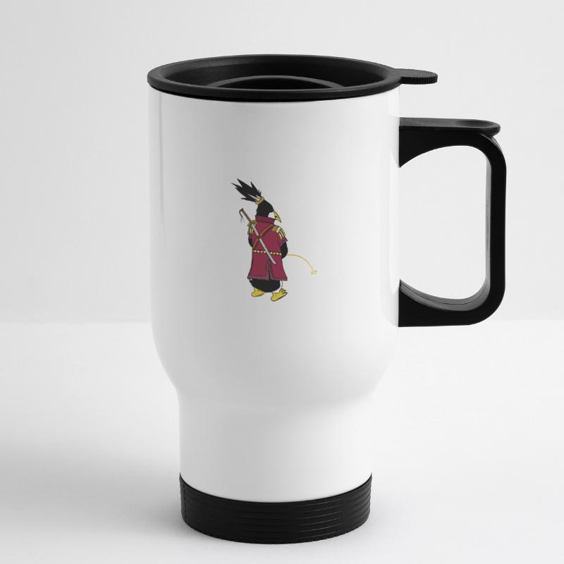 Linux Pingouin I Am Root Geeks Geeks Nerd Computer Ninja Tasse isotherme avec poignée