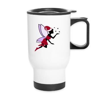 Xmas Fairy - Thermobecher mit Tragegriff - Weiß - Vorne